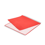 Asciugamano in RPET con tecnologia ad asciugatura rapida e sacca 40x80 cm color rosso terza vista
