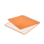 Asciugamano in RPET con tecnologia ad asciugatura rapida e sacca 40x80 cm color arancione terza vista
