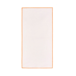 Asciugamano in RPET con tecnologia ad asciugatura rapida e sacca 40x80 cm color arancione sesta vista