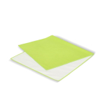 Asciugamano in RPET con tecnologia ad asciugatura rapida e sacca 40x80 cm color lime terza vista
