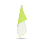 Asciugamano in RPET con tecnologia ad asciugatura rapida e sacca 40x80 cm color lime quarta vista