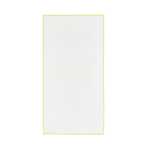 Asciugamano in RPET con tecnologia ad asciugatura rapida e sacca 40x80 cm color lime sesta vista