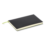 Taccuino A5 con copertina morbida in PU e segnalibro a nastro, pagine a righe color verde quinta vista