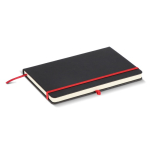 Taccuino A5 con copertina rigida in PU ideale per incisione laser e pagine a righe color rosso quinta vista