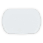 Tappi per le orecchie in silicone morbido con custodia e in 3 misure color bianco quarta vista