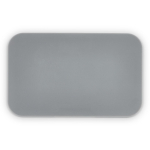 Set manicure in astuccio in plastica resistente con 5 pezzi color grigio quarta vista