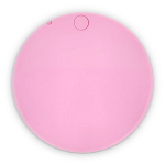 Specchietto compatto scorrevole in plastica con custodia protettiva color rosa quinta vista