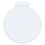 Specchietto compatto in plastica dal design semplice e leggero color bianco quarta vista