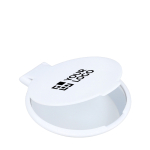 Specchietto compatto in plastica dal design semplice e leggero vista area di stampa