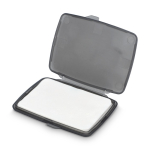 Set di pastiglie di sapone monodose in astuccio di plastica 20 pz color nero seconda vista