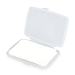 Set di pastiglie di sapone monodose in astuccio di plastica 20 pz color bianco seconda vista