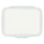 Set di pastiglie di sapone monodose in astuccio di plastica 20 pz color bianco quarta vista