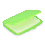 Set di pastiglie di sapone monodose in astuccio di plastica 20 pz color verde