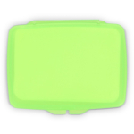Set di pastiglie di sapone monodose in astuccio di plastica 20 pz color verde quarta vista