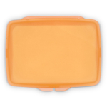 Set di pastiglie di sapone monodose in astuccio di plastica 20 pz color arancione quarta vista