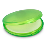 Set di pastiglie di sapone per le mani monodose in scatola resistente 15 pz color verde