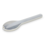 Set di 3 posate in acciaio inox con custodia in plastica resistente color beige quinta vista