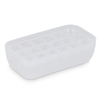 Vaschetta in plastica per cubetti di ghiaccio con espulsione a pulsante color bianco quinta vista