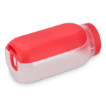 Portapranzo multifunzione con coperchio a vite e posate riutilizzabili color rosso