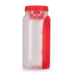 Portapranzo multifunzione con coperchio a vite e posate riutilizzabili color rosso settima vista