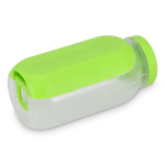 Portapranzo multifunzione con coperchio a vite e posate riutilizzabili color lime