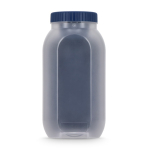 Portapranzo multifunzione con coperchio a vite e posate riutilizzabili color blu scuro terza vista