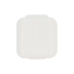 Portapillole compatto in plastica con più scomparti color bianco settima vista
