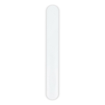 Lima per unghie dal design sottile con custodia protettiva color bianco terza vista