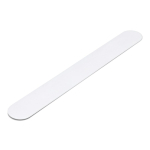 Lima per unghie dal design sottile con custodia protettiva color bianco quarta vista
