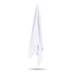 Asciugamano in poliestere ad asciugatura rapida con sublimazione 200 g/m² 50x100 cm color bianco terza vista