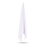 Asciugamano in poliestere ad asciugatura rapida con sublimazione 200g/m² 70x140cm color bianco terza vista
