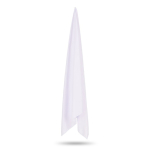 Asciugamano in poliestere ad asciugatura rapida con sublimazione 200g/m² 100x180cm color bianco terza vista