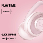 Cuffie con archetto con controllo del volume Fresh'n Rebel Clam Blaze 2 color rosa nona vista