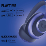 Cuffie over-ear con cancellazione del rumore Fresh'n Rebel Clam Ace 2 color blu settima vista