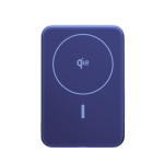 Power bank magnetico con ricarica wireless Fresh'n Rebel 10.000mAh color blu quarta vista