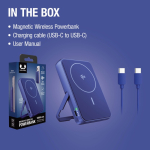 Power bank magnetico con ricarica wireless Fresh'n Rebel 10.000mAh color blu