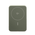 Power bank magnetico con ricarica wireless Fresh'n Rebel 10.000mAh color verde quarta vista