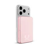 Power bank magnetico con ricarica wireless Fresh'n Rebel 10.000mAh color rosa seconda vista