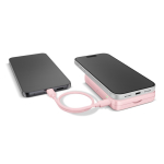 Power bank magnetico con ricarica wireless Fresh'n Rebel 10.000mAh color rosa sesta vista