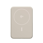 Power bank magnetico con ricarica wireless Fresh'n Rebel 10.000mAh color beige quarta vista