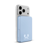 Power bank magnetico con ricarica wireless Fresh'n Rebel 10.000mAh color azzurro seconda vista