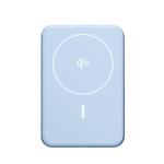 Power bank magnetico con ricarica wireless Fresh'n Rebel 10.000mAh color azzurro quarta vista