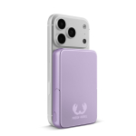 Power bank magnetico con ricarica wireless Fresh'n Rebel 10.000mAh color lilla seconda vista