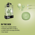 Auricolari wireless con pulsanti cliccabili Fresh'n Rebel Twins Core 2 color lime nona vista