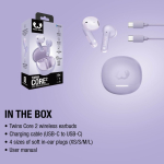 Auricolari wireless con pulsanti cliccabili Fresh'n Rebel Twins Core 2 color lilla nona vista