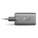 Caricatore rapido con tripla porta 1 USB-A e 2 USB-C Fresh'n Rebel 67W color grigio scuro terza vista
