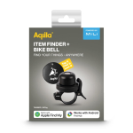 Campanello da bici con localizzatore nascosto per Android e Apple color nero settima vista