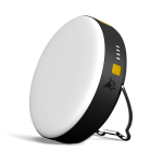 Torcia da esterno da 300 lumen con batteria esterna da 10.000 mAh color nero