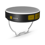 Torcia da esterno da 300 lumen con batteria esterna da 10.000 mAh color nero seconda vista