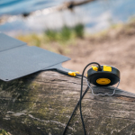 Torcia da esterno da 300 lumen con batteria esterna da 10.000 mAh color nero ottava vista